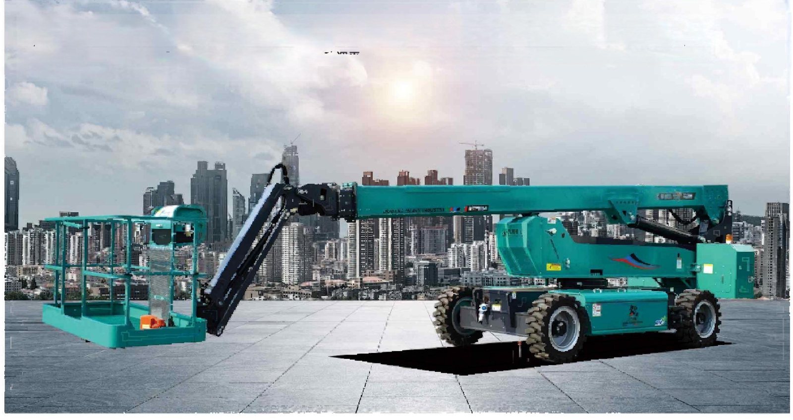 Lift Boom Teleskopik JIUBANG 28m (Baru)