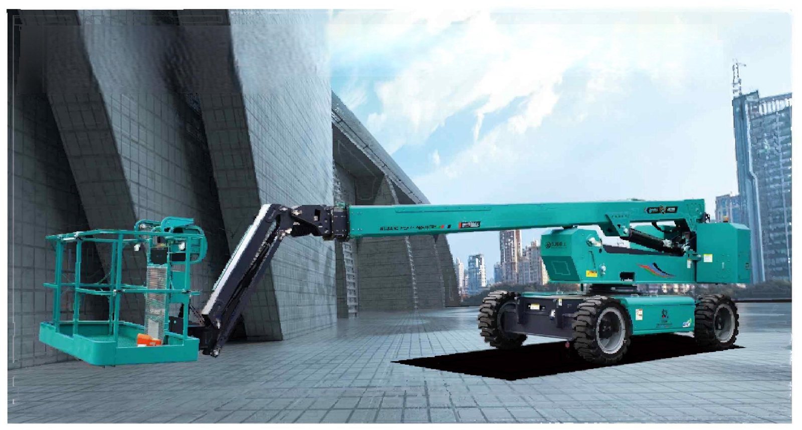 JIUBANG 30m Telescopic Boom Lift 2