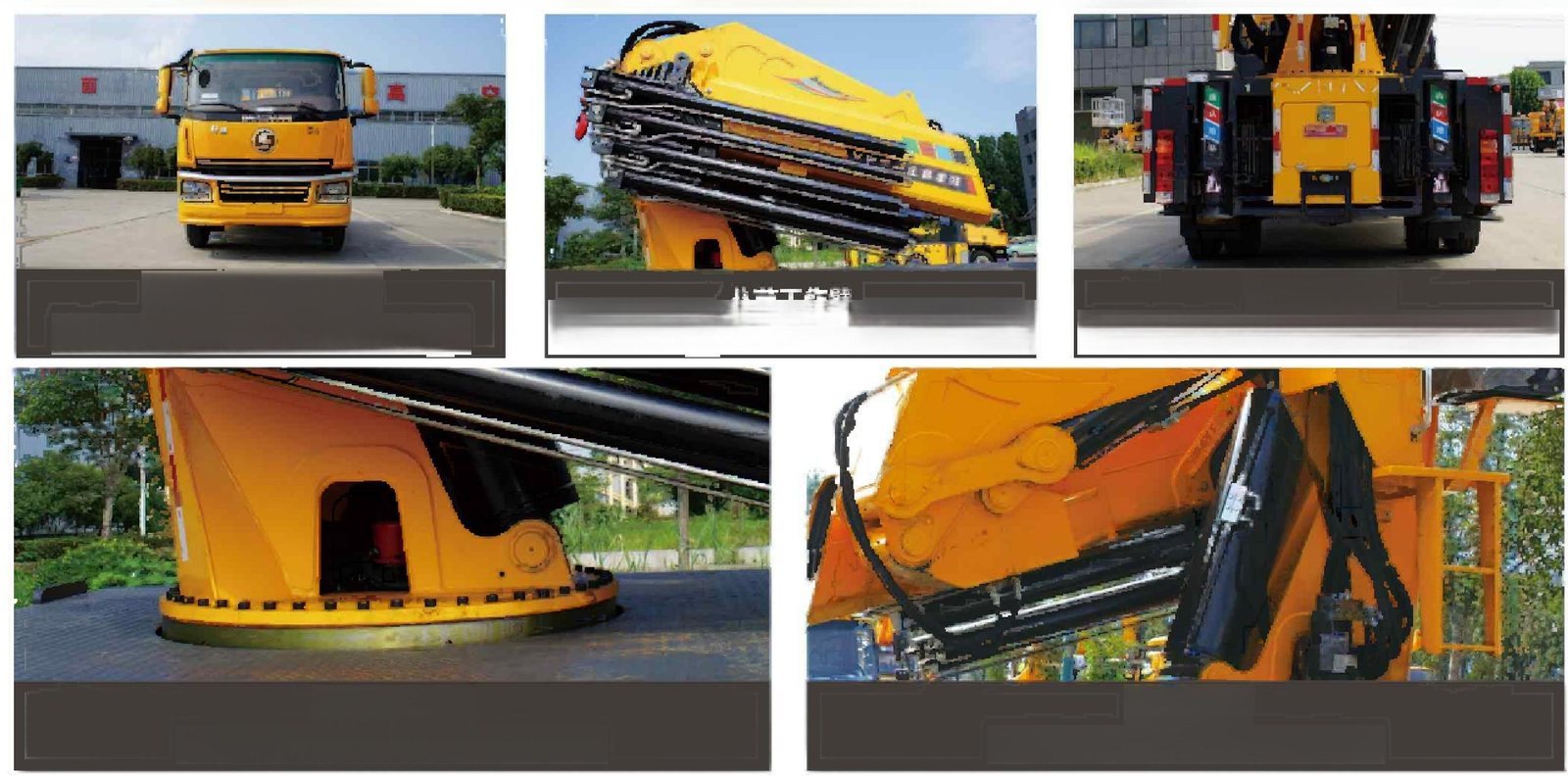 เครนติดรถบรรทุกแขนพับ JIUBANG 38T