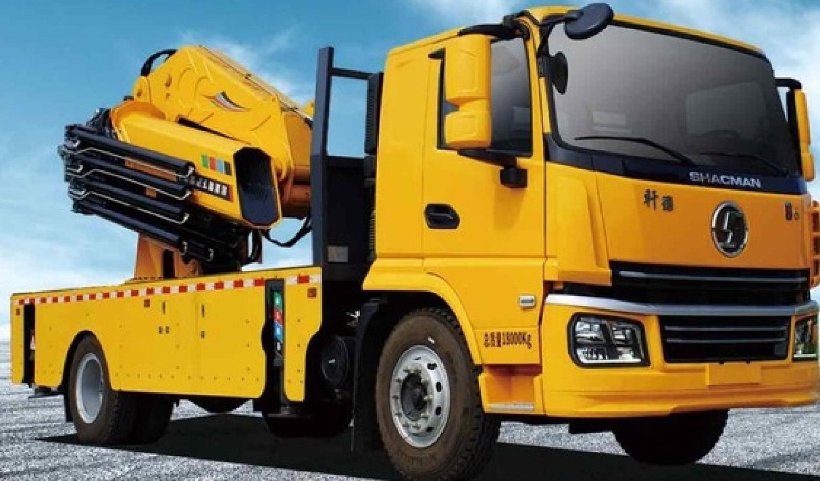 Grue sur camion à flèche articulée JIUBANG de 38 T 2