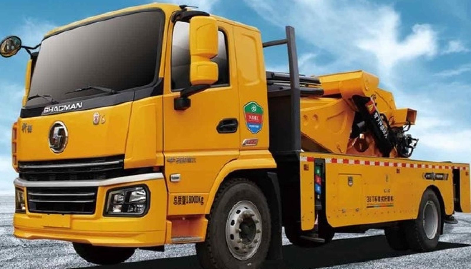 Grue sur camion à flèche articulée JIUBANG de 38 T 3