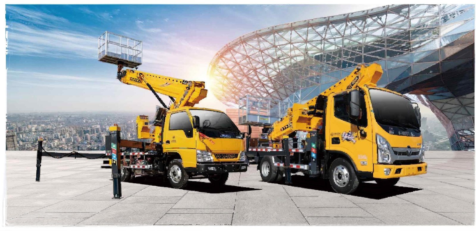 Caminhão de Trabalho Aéreo JIUBANG de 30,5m