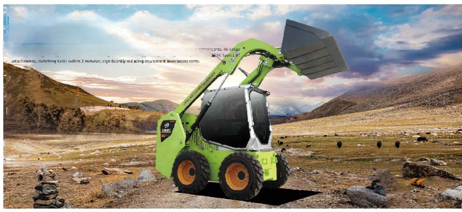 Minicargador JIUBANG B700