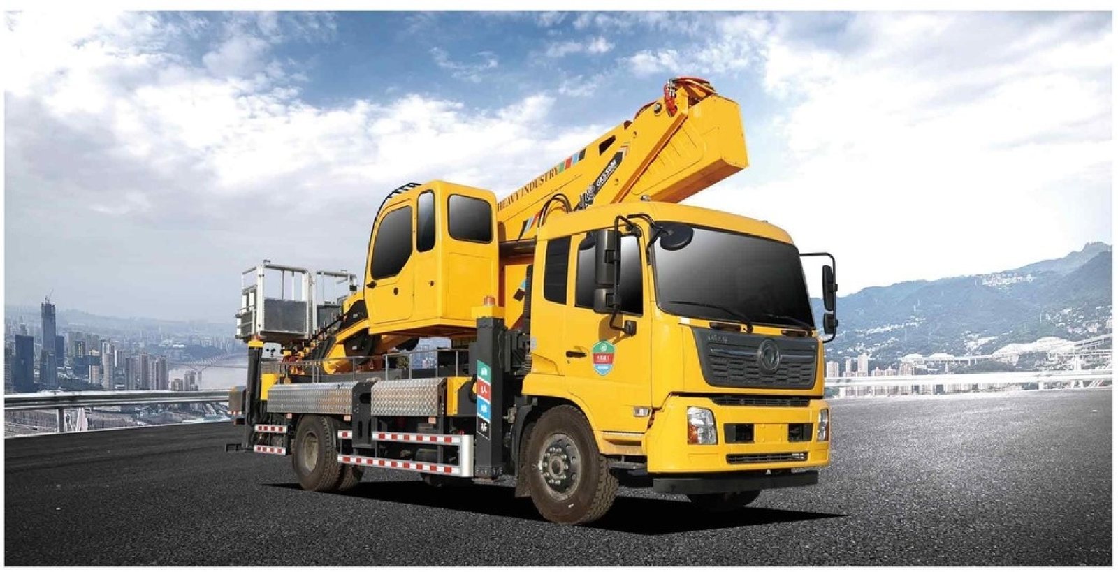 Caminhão de Trabalho Aéreo JIUBANG de 45m