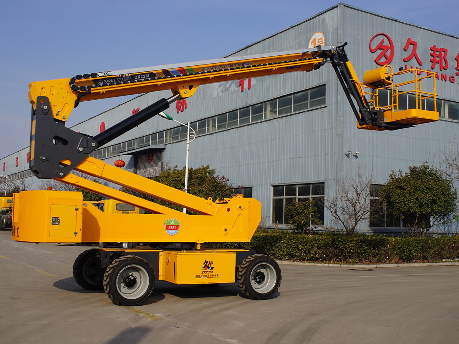 JIUBANG 32m Self-Propelled Telescopic Boom Lift 4