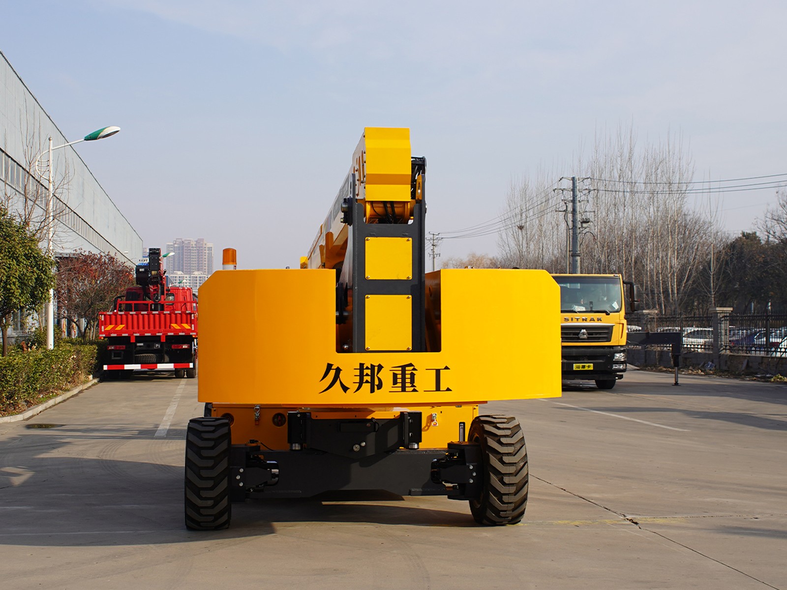 JIUBANG 32m Self-Propelled Telescopic Boom Lift 5