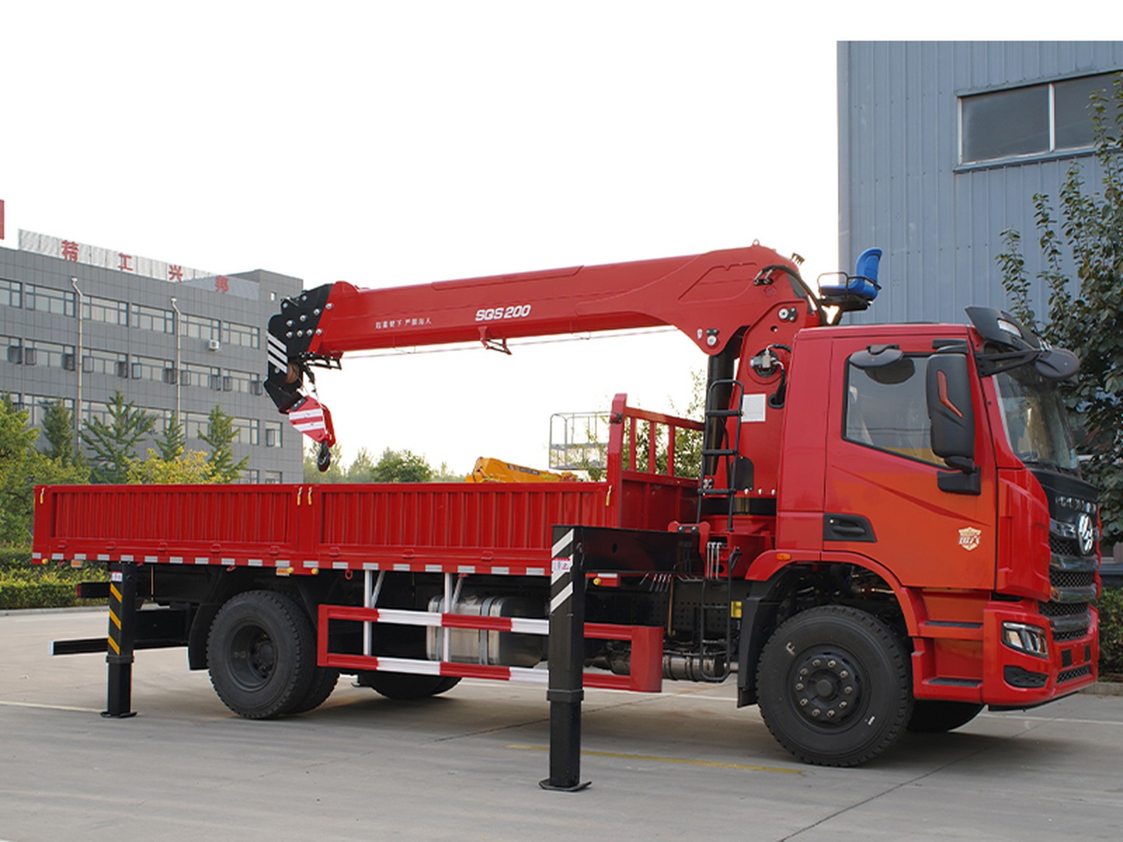 JIUBANG SQS200-4 8T Truck-Mounted Crane 6
