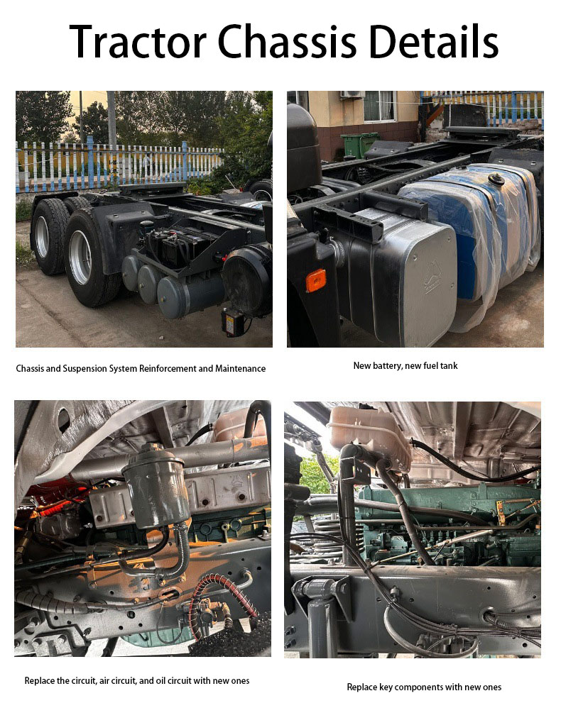 Heavy Truck HOWO Tractor Semi trailer Tractor Heavy trailer 8