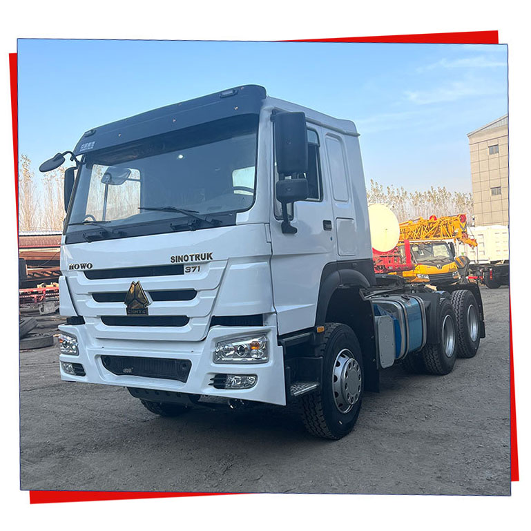 China National Heavy Duty Truck Group HOWO 371HP tractor semi-trailer tractor heavy-duty trailer 4
